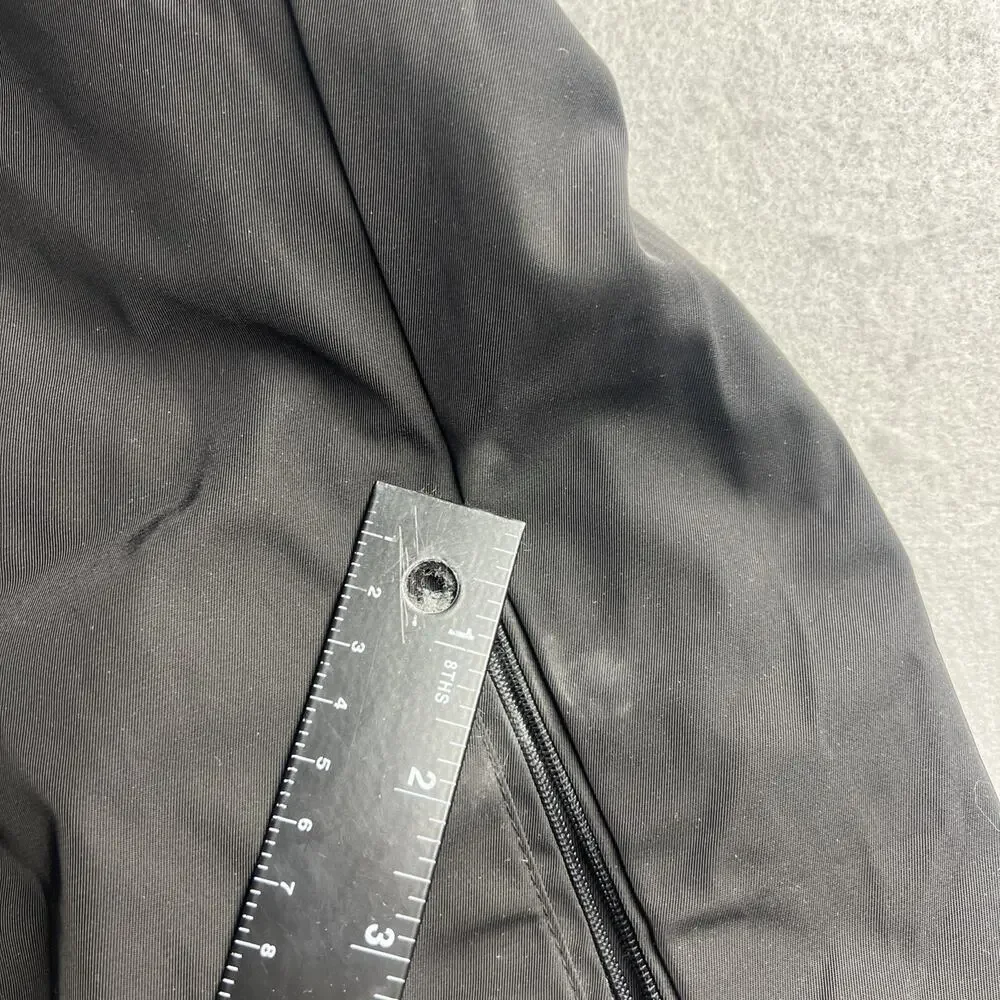Calvin‎ Klein Men's Black Windbreaker Small Removable Hood Jock Reflective